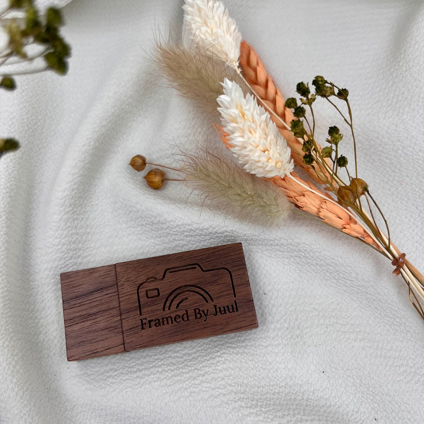 Houten USB stick met logo 64 GB