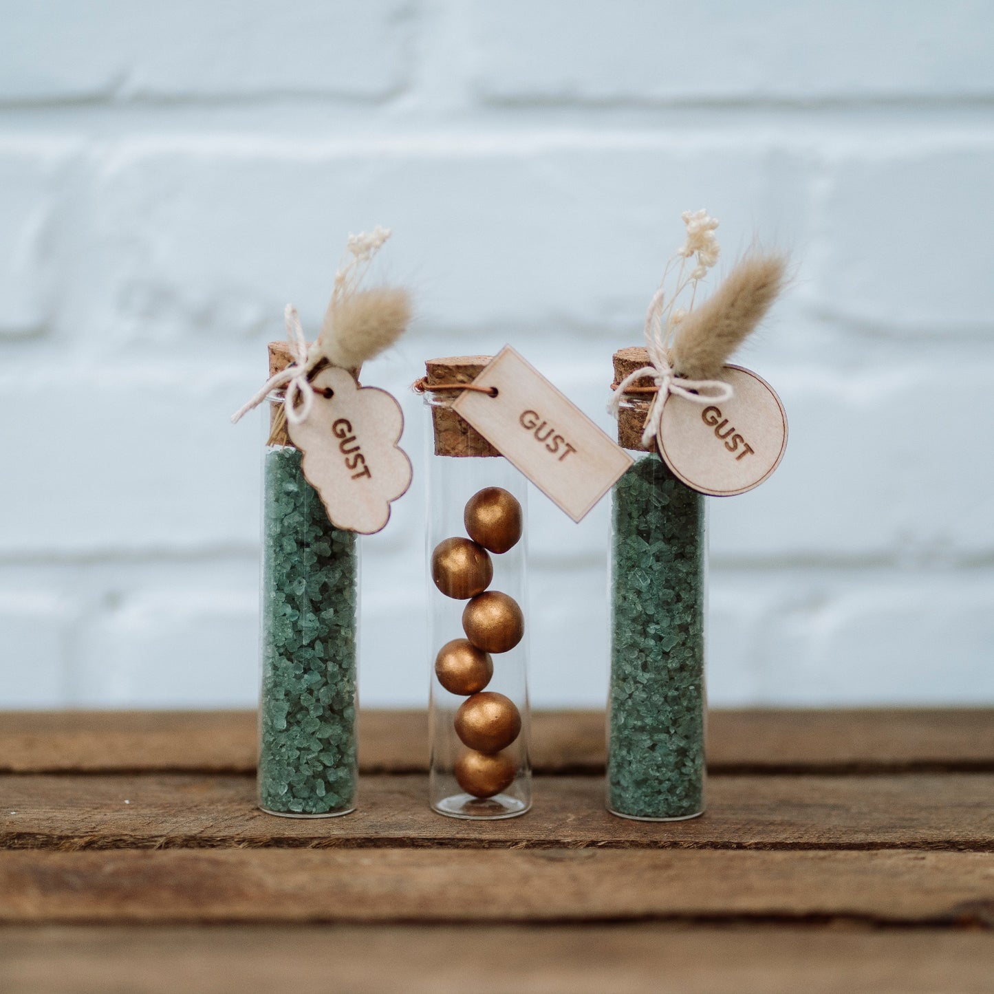 Rond label doopsuiker DIY set van 10st