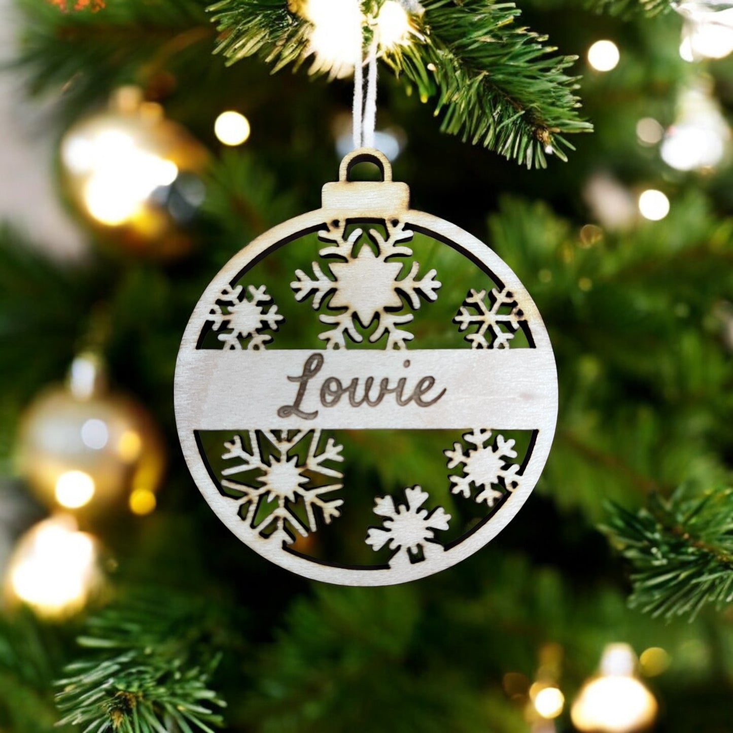 Gepersonaliseerde kerstbal