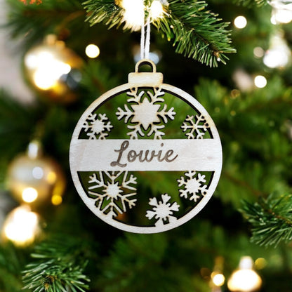 Gepersonaliseerde kerstbal