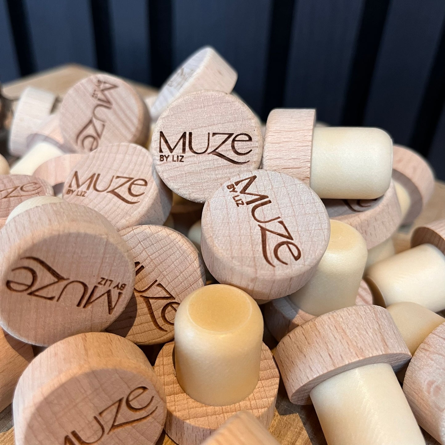 Wijnstopper met naam of logo 10 stuks