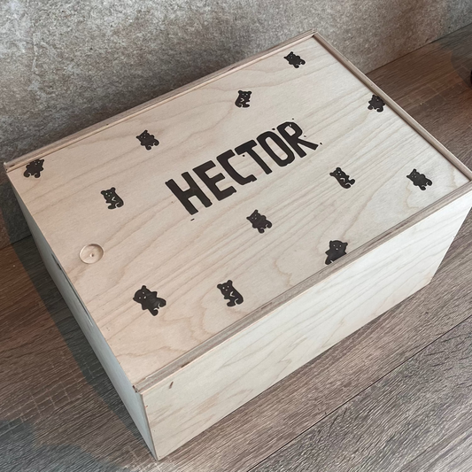 Herinneringendoos met schuifdeksel