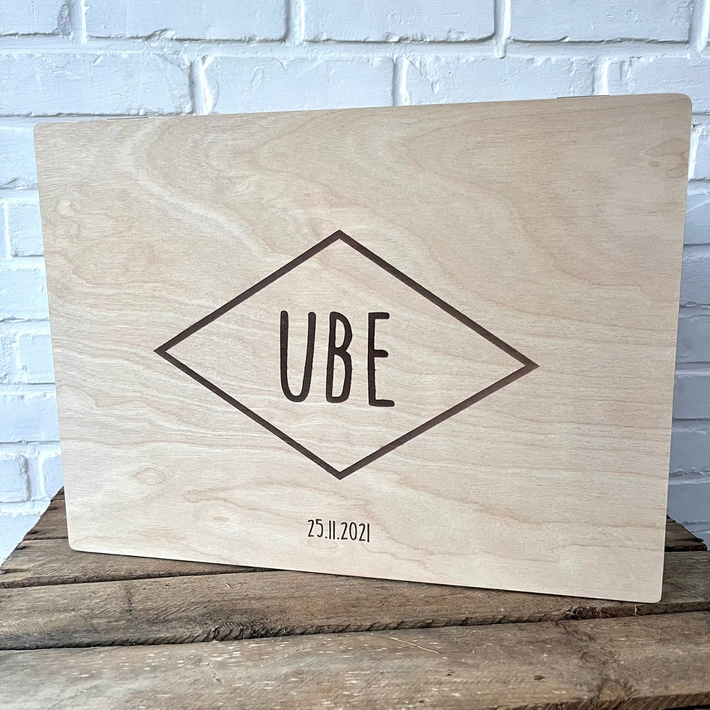 Herinneringendoos baby met naam