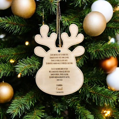 Houten Nieuwjaarsbrief