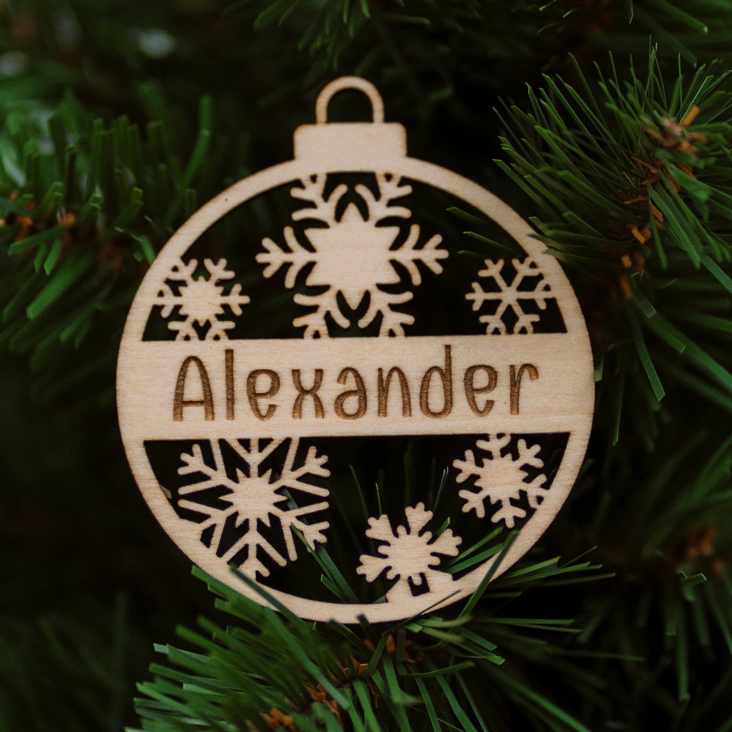 Gepersonaliseerde kerstbal