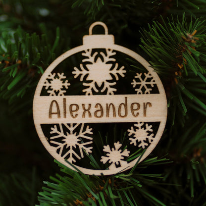 Gepersonaliseerde kerstbal