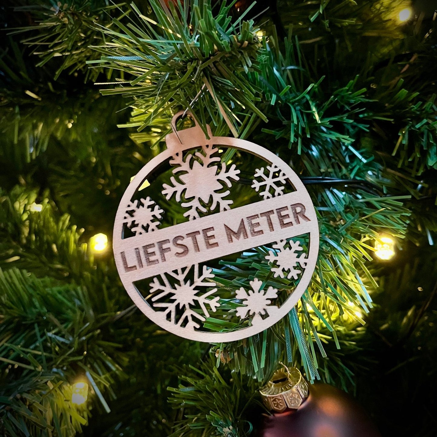 Gepersonaliseerde kerstbal