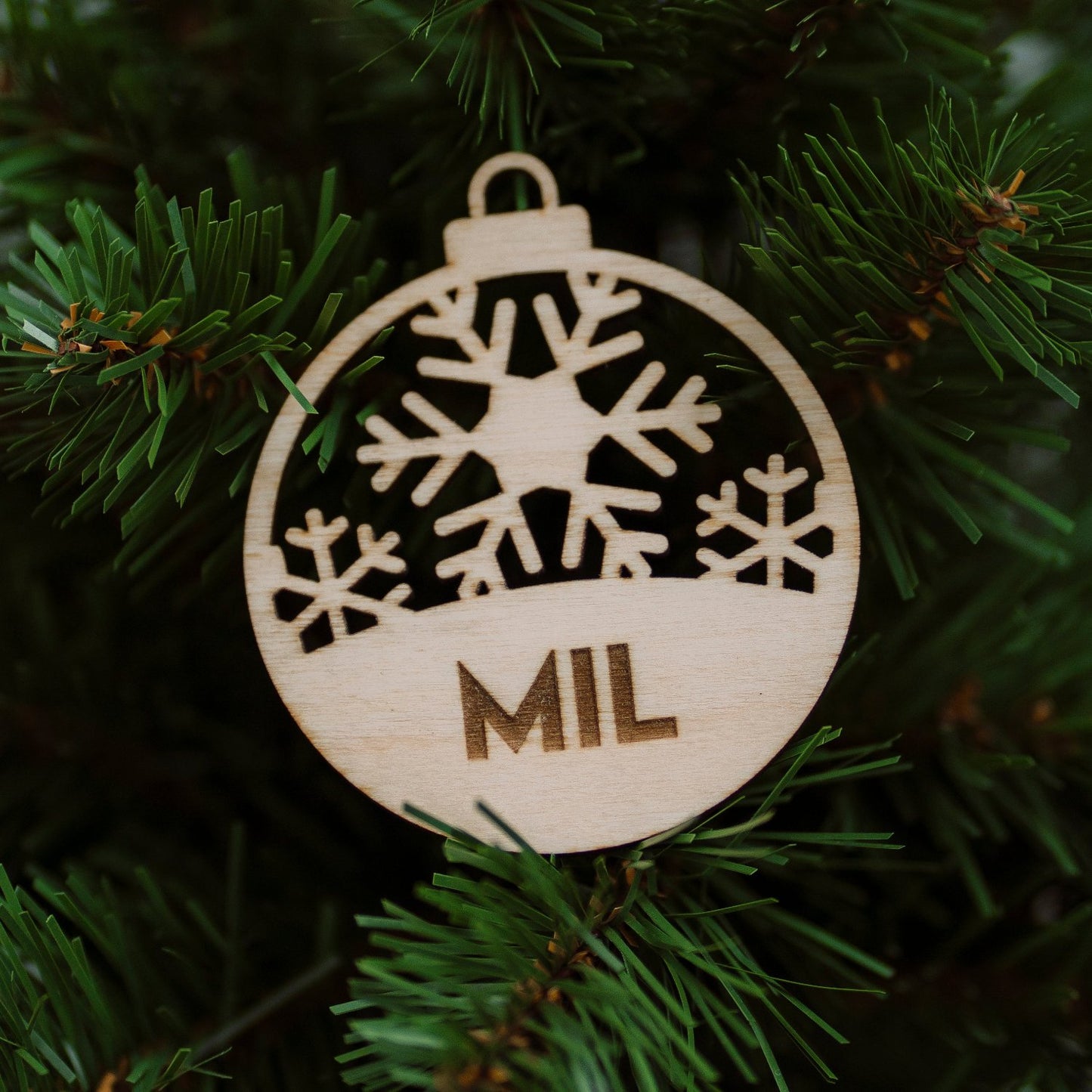 Gepersonaliseerde kerstbal