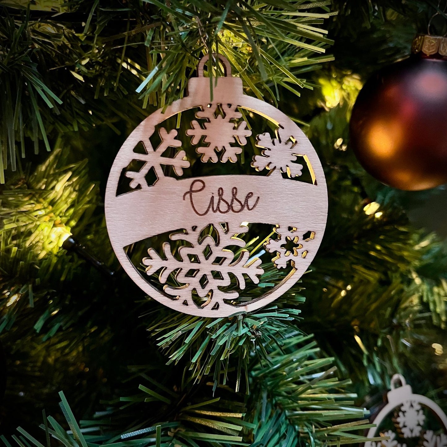 Gepersonaliseerde kerstbal