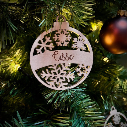 Gepersonaliseerde kerstbal