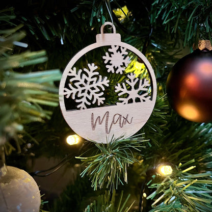 Gepersonaliseerde kerstbal