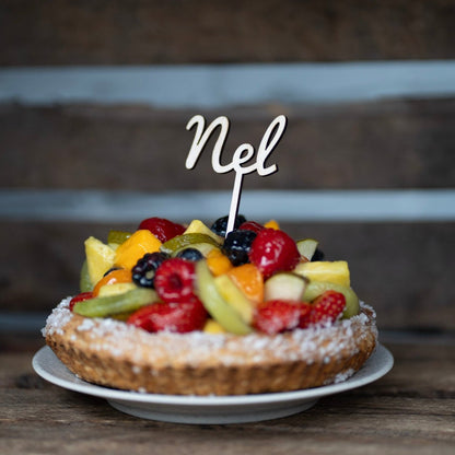 Taarttopper met naam