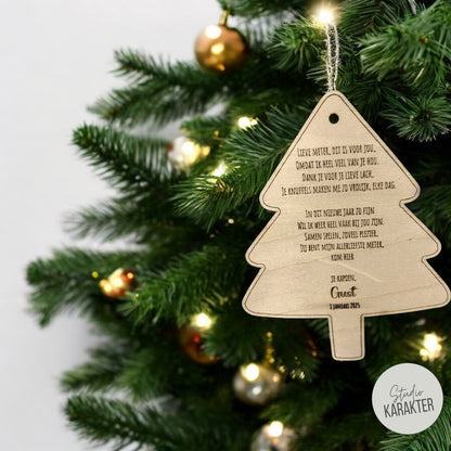 Houten Nieuwjaarsbrief