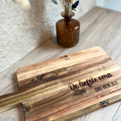 Gegraveerde snijplank