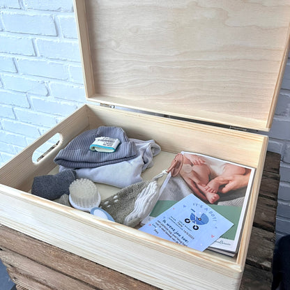 Herinneringendoos baby met naam