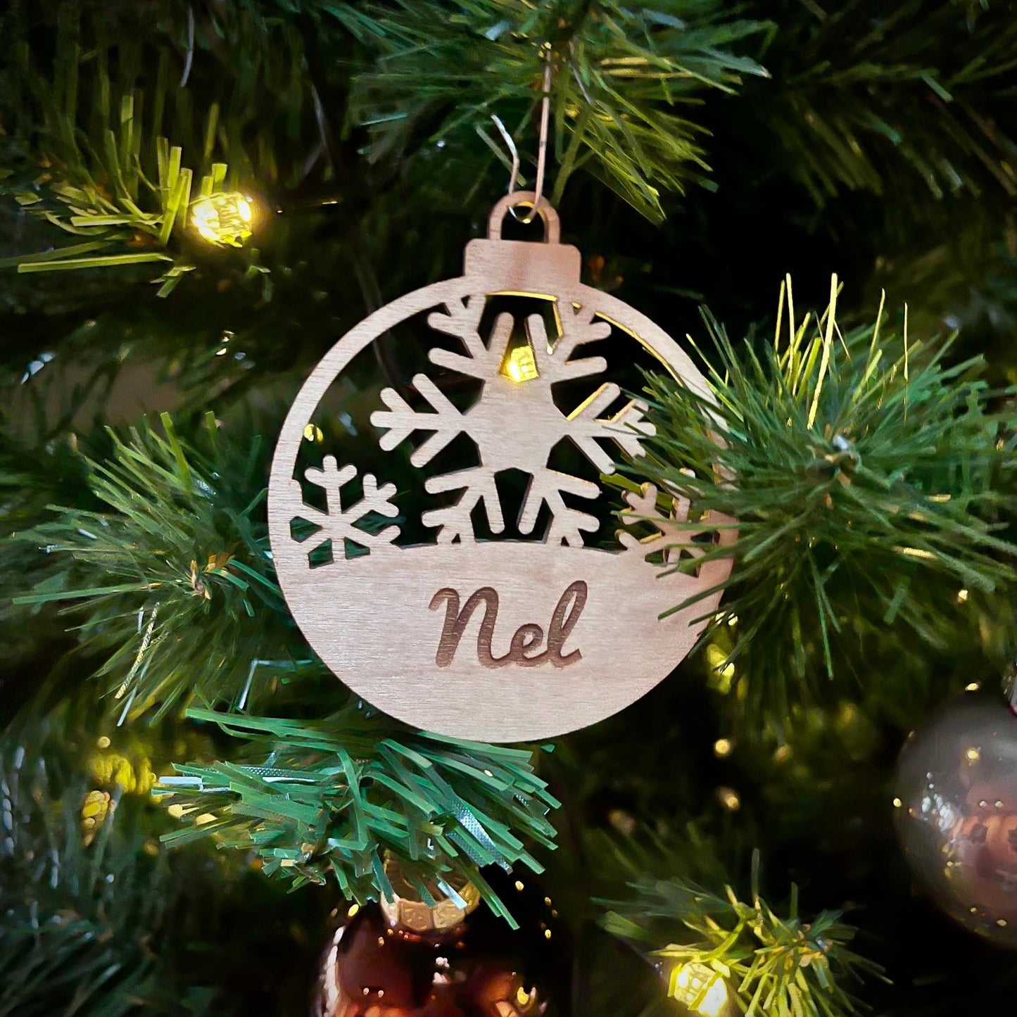 Gepersonaliseerde kerstbal