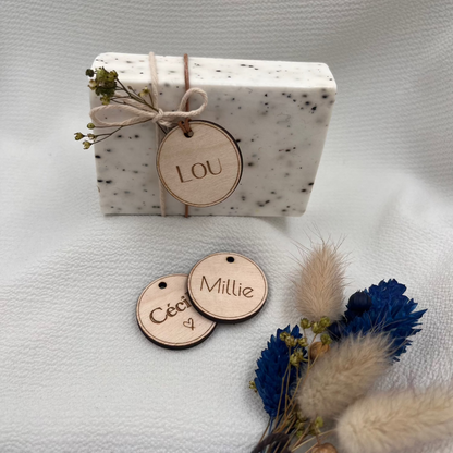 Rond label doopsuiker DIY set van 10st